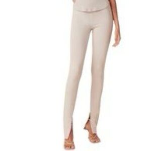 Sablyn Legging Pants with Ankle Zip  (Neutral Taupe Medium) $385 Retail